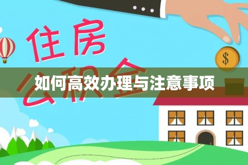 伽师如何高效办理与注意事项
