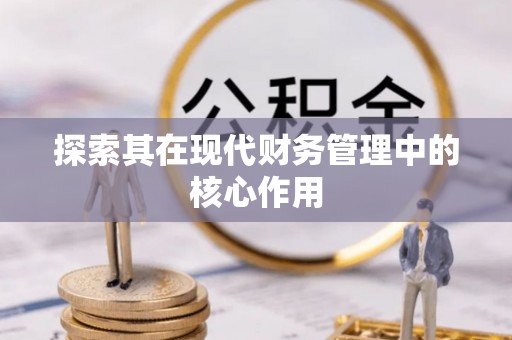 伽师探索其在现代财务管理中的核心作用